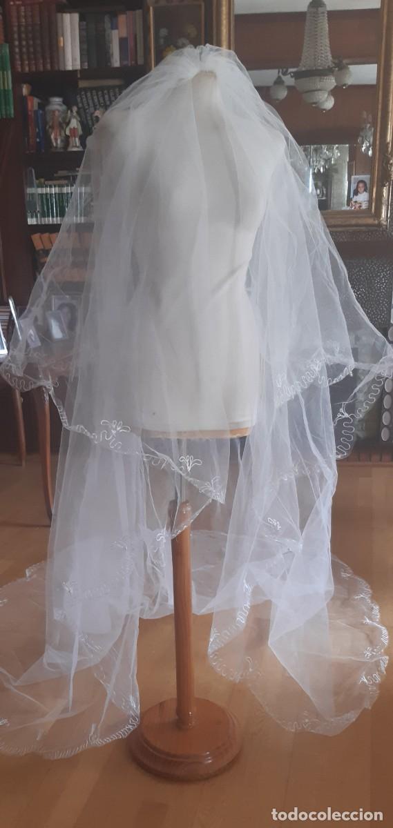 Antig&uuml;edades: VELO DE TUL DE NOVIA. - Foto 1