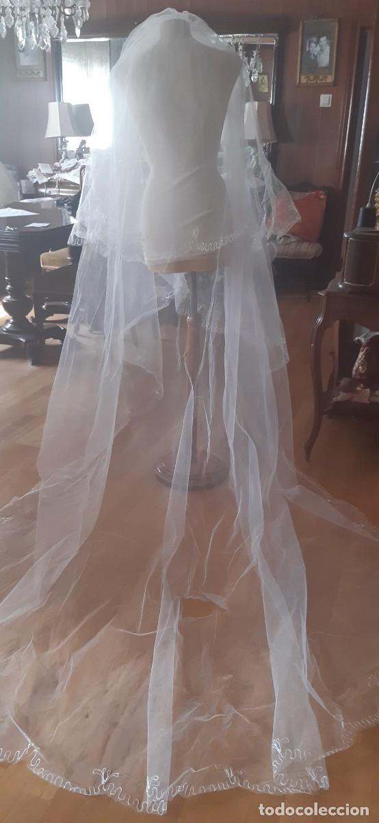 Antig&uuml;edades: VELO DE TUL DE NOVIA. - Foto 2