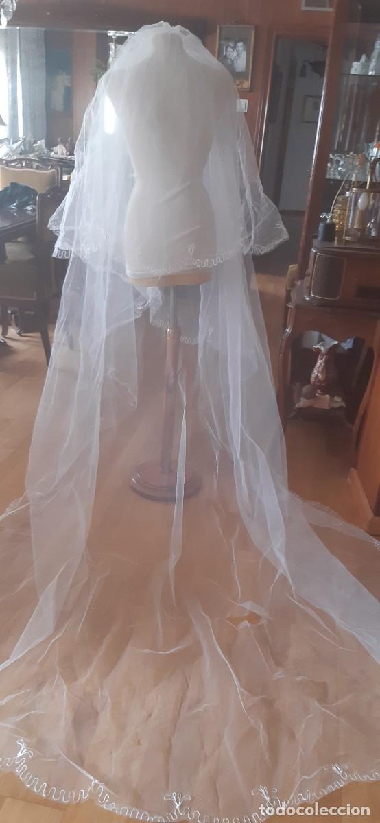 Antig&uuml;edades: VELO DE TUL DE NOVIA. - Foto 3