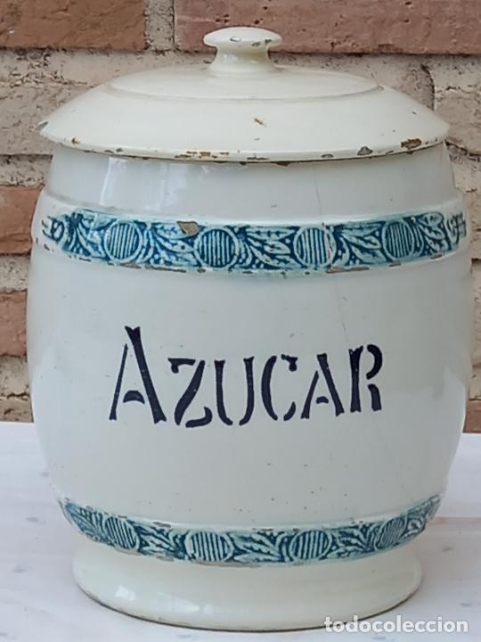 antiguo tarro o azucarero original de familia h - Compra venta en  todocoleccion