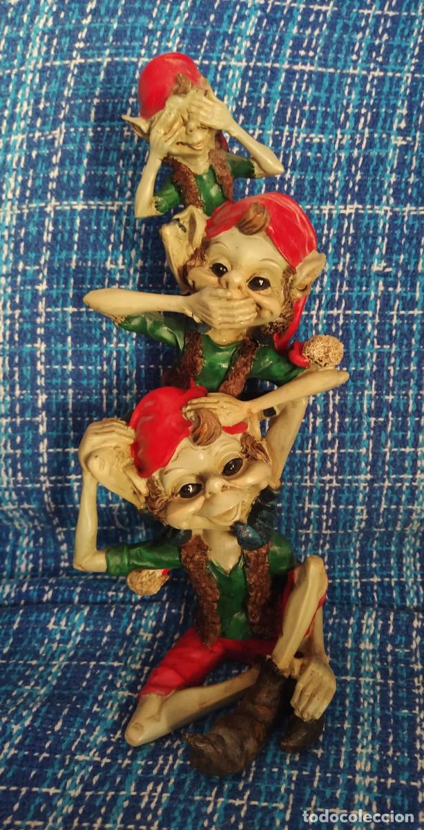 Antig&uuml;edades: Figura duendes resina - Foto 1