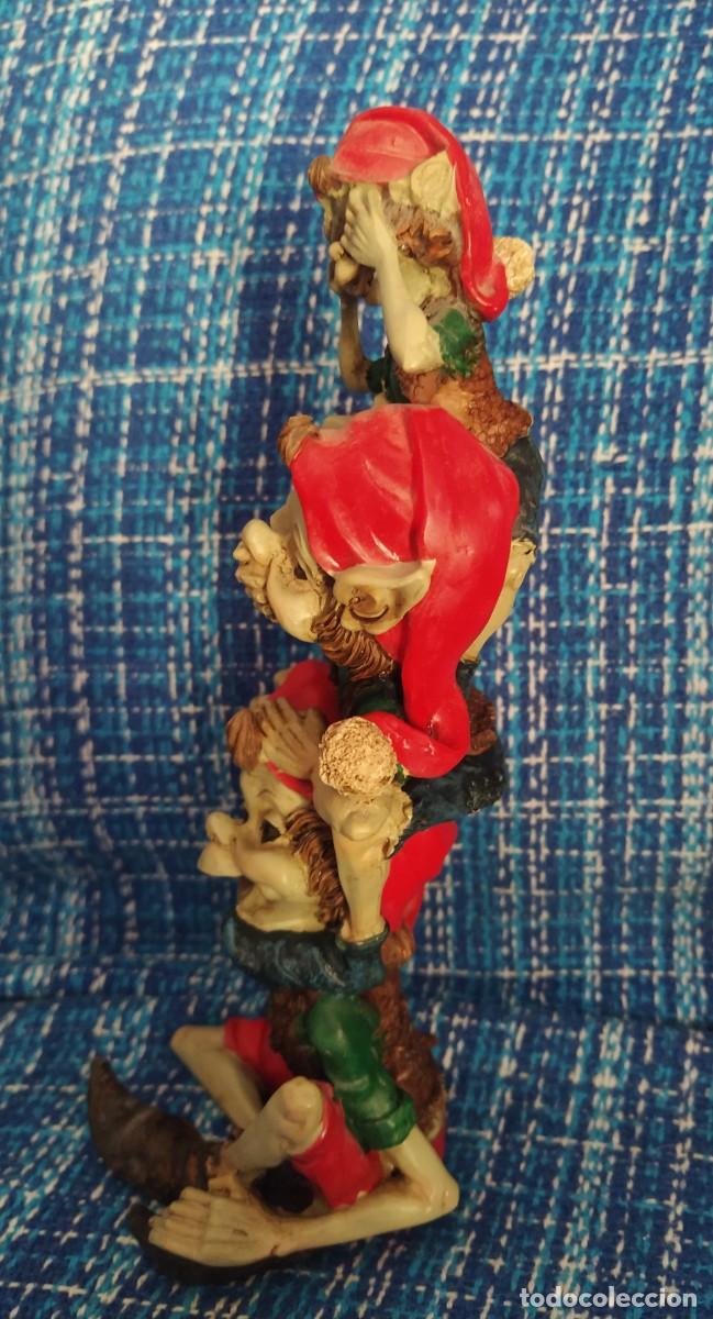 Antig&uuml;edades: Figura duendes resina - Foto 2