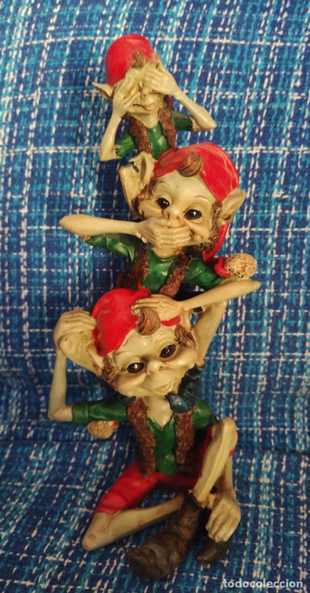 Antig&uuml;edades: Figura duendes resina - Foto 3