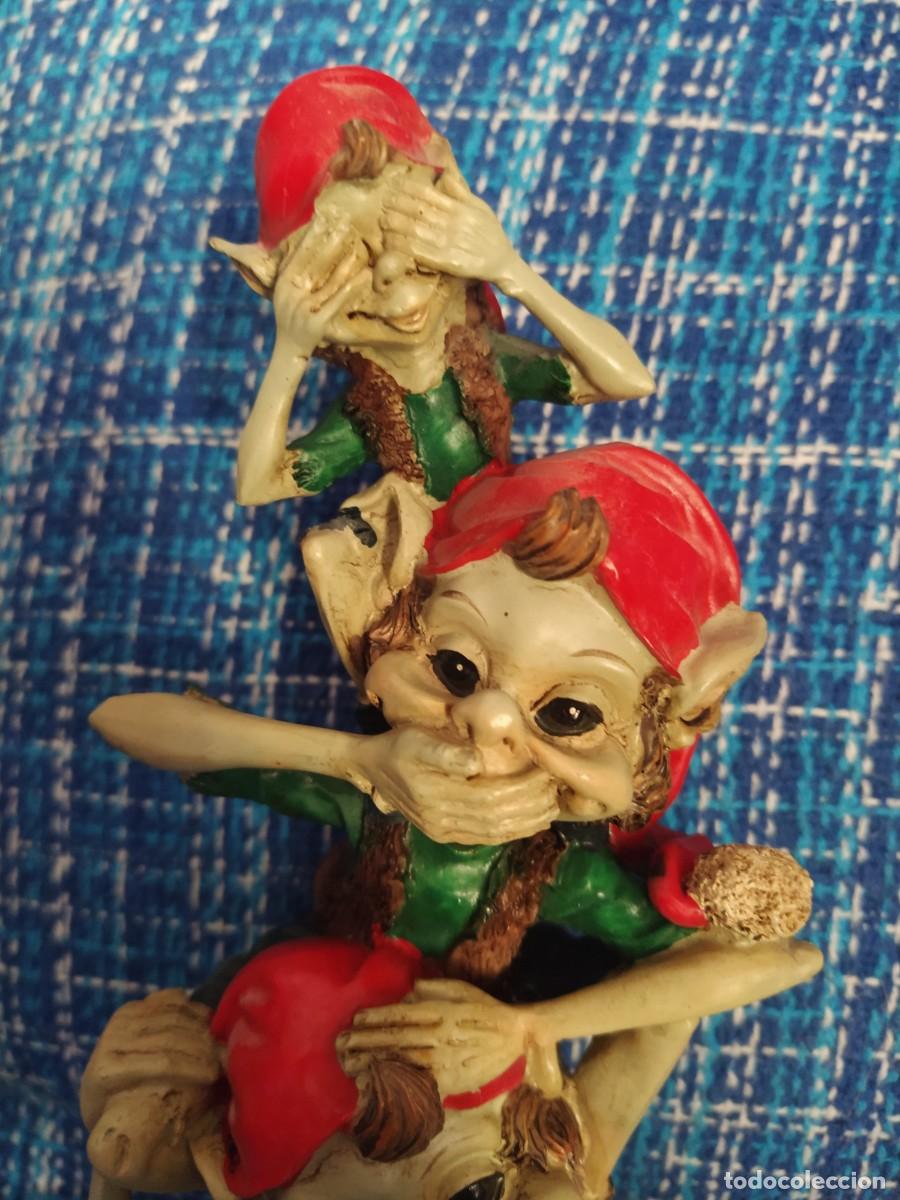 Antig&uuml;edades: Figura duendes resina - Foto 5