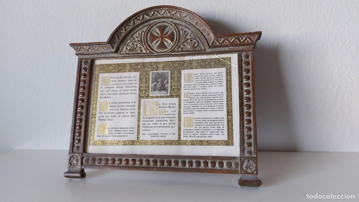 Antig&uuml;edades: SACRA SOBREMESA EN BRONCE - Foto 1
