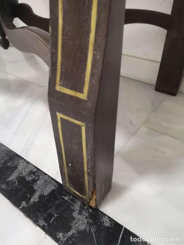 Antig&uuml;edades: Consola con incrustaci&oacute;n dorada y espejo - Foto 19