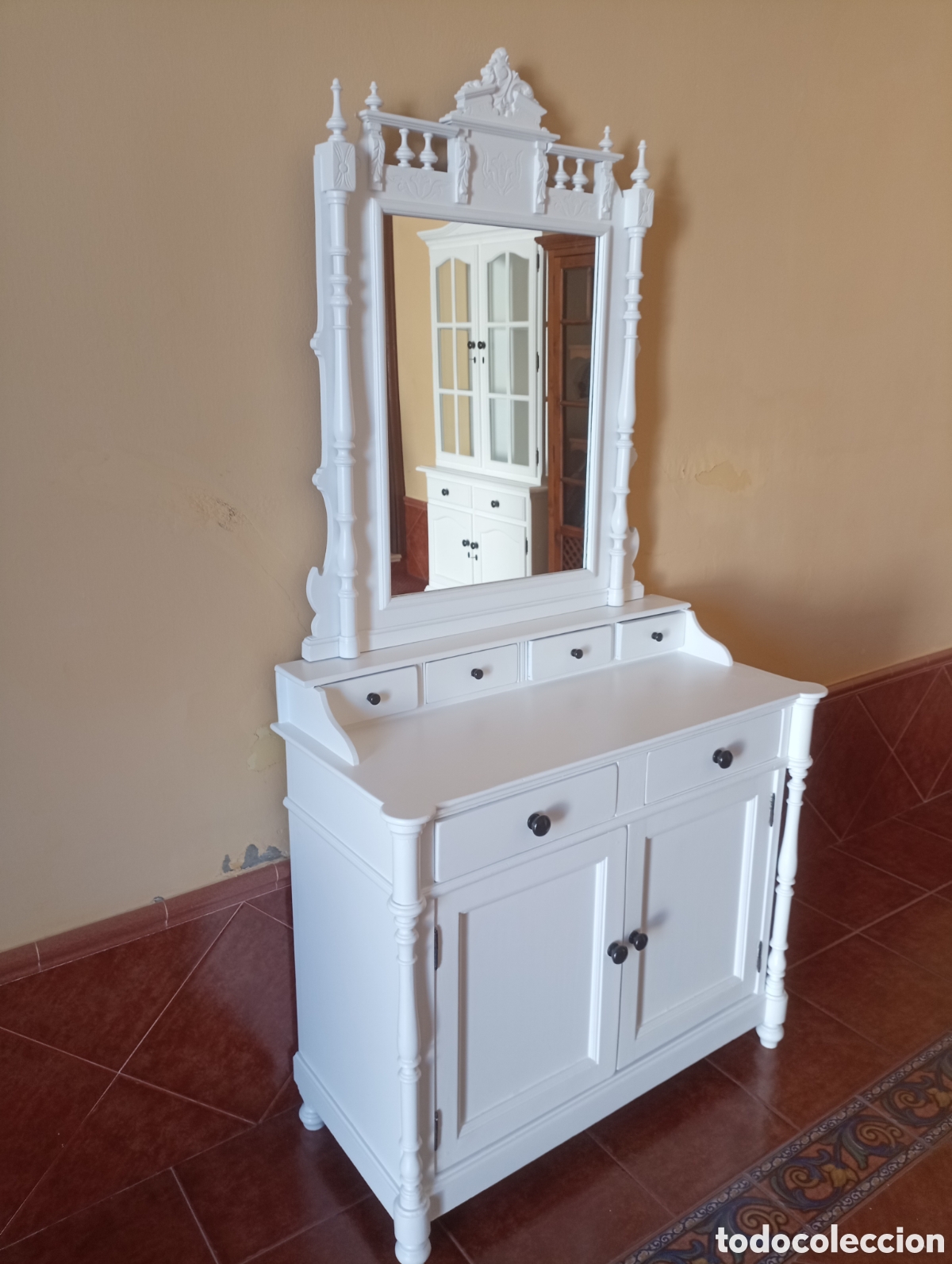 Antig&uuml;edades: Mueble c&oacute;moda tocador - Foto 1
