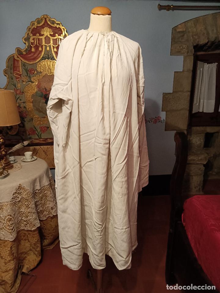 camisón / camisa de dormir antiguo blanco pijam - venta en todocoleccion