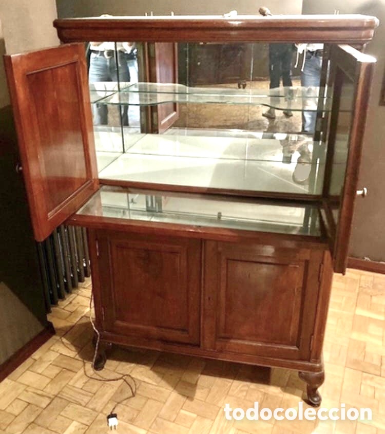 Antig&uuml;edades: Mueble bar madera con luz - Foto 1
