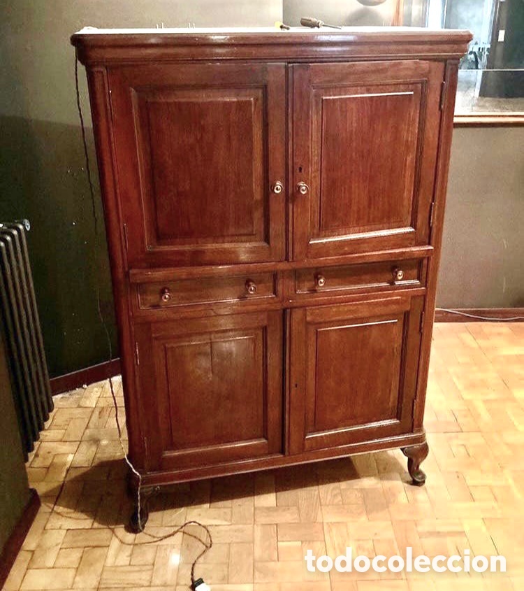 Antig&uuml;edades: Mueble bar madera con luz - Foto 2