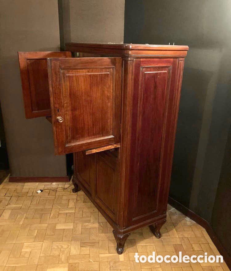 Antig&uuml;edades: Mueble bar madera con luz - Foto 3