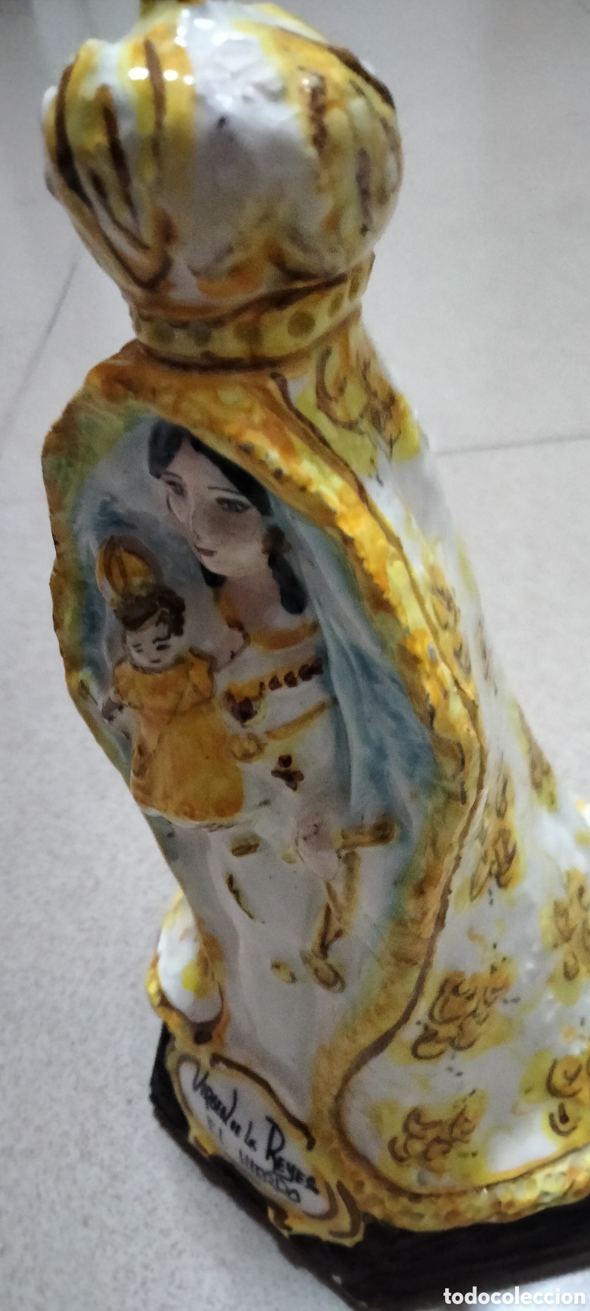 Antig&uuml;edades: VIRGEN CER&Aacute;MICA POPULAR - Foto 3