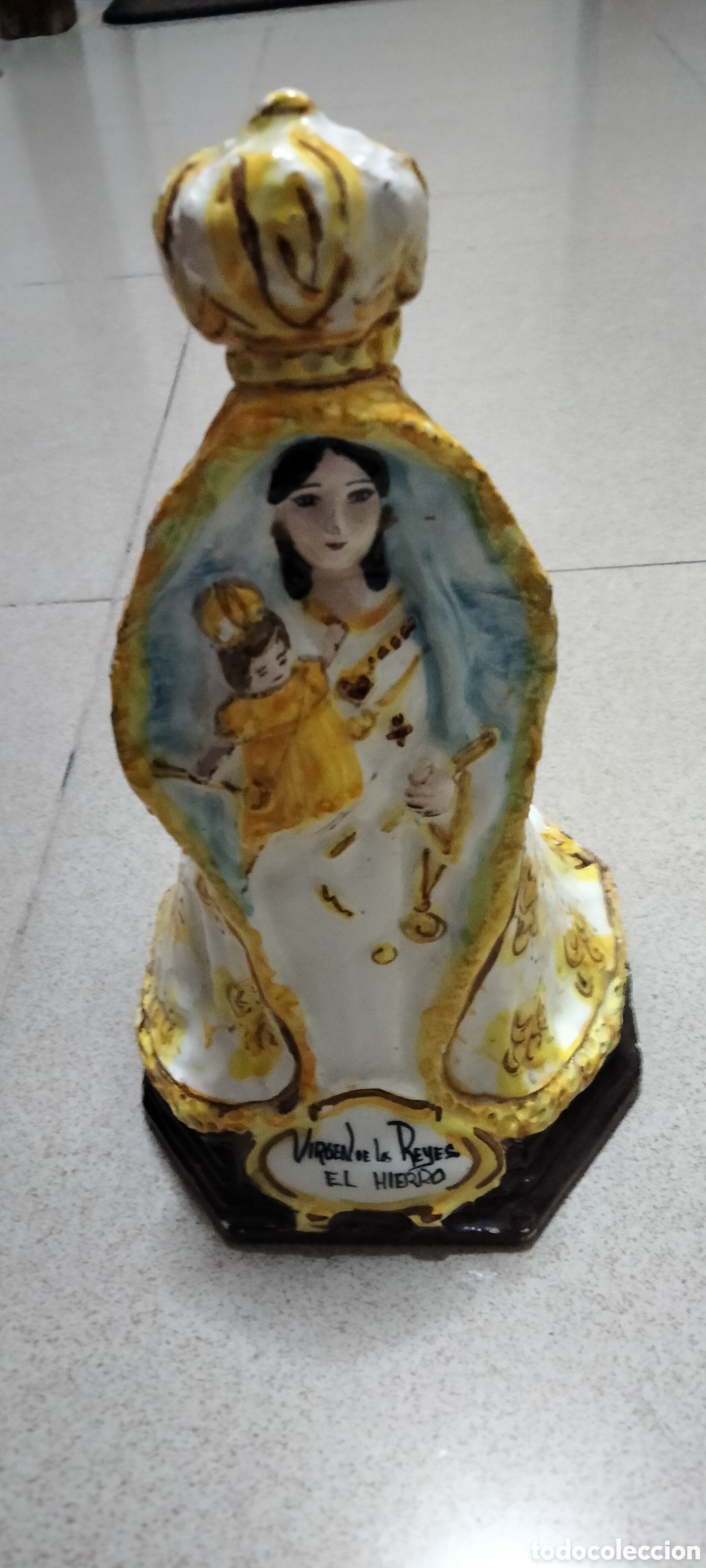 Antig&uuml;edades: VIRGEN CER&Aacute;MICA POPULAR - Foto 1