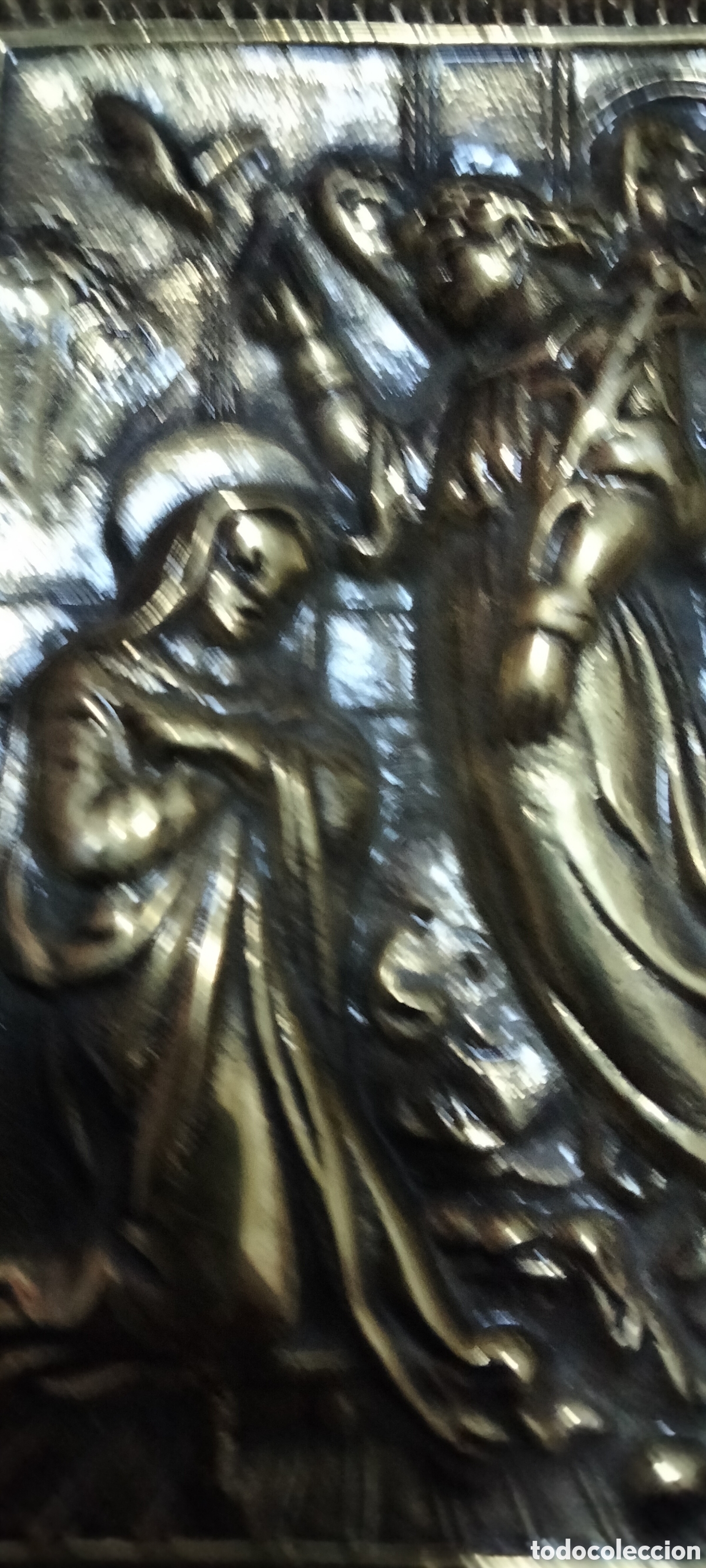 Antig&uuml;edades: PORTA PAZ EN BRONCE - Foto 2