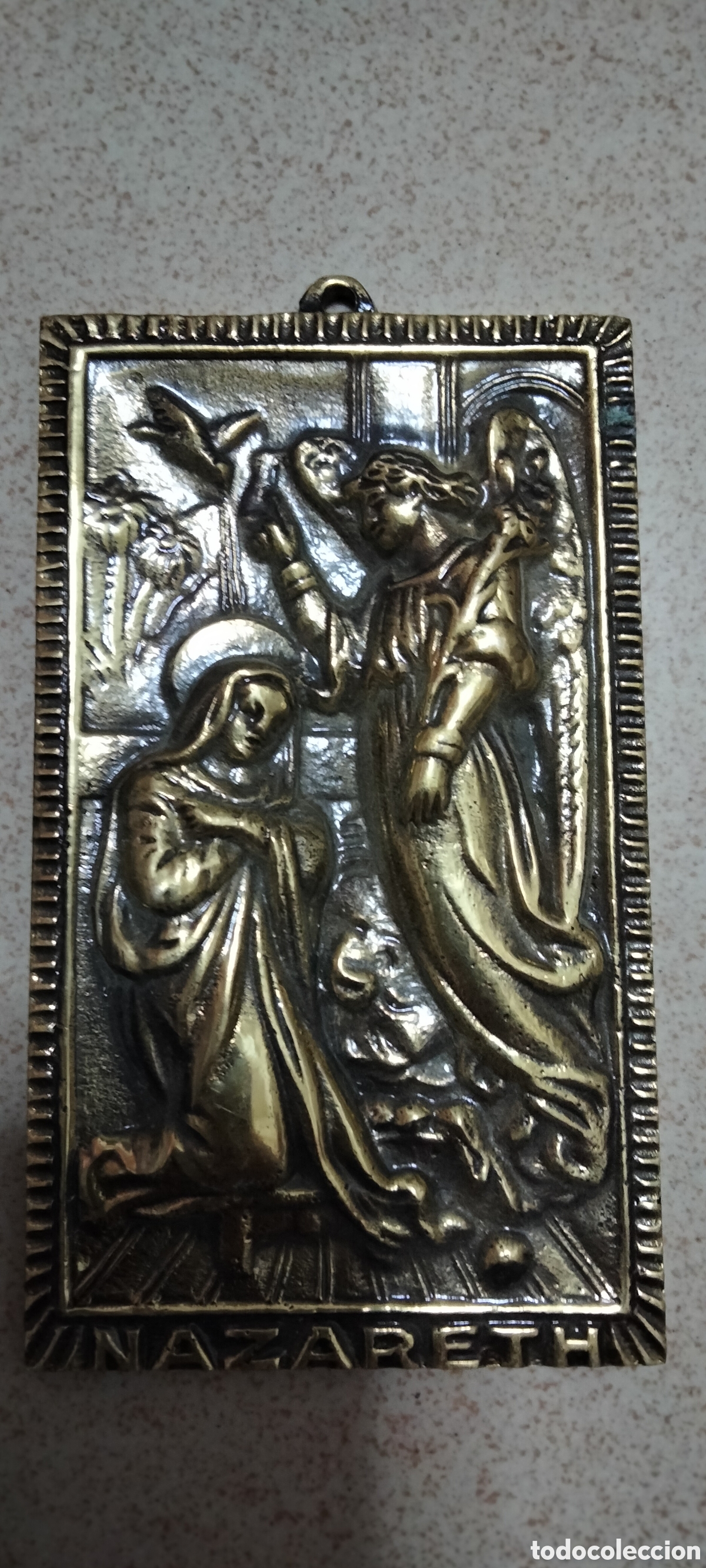 Antig&uuml;edades: PORTA PAZ EN BRONCE - Foto 1