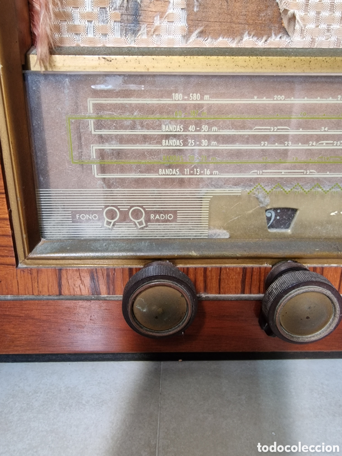 Antig&uuml;edades: Radio antigua con marqueter&iacute;a Philips - Foto 6