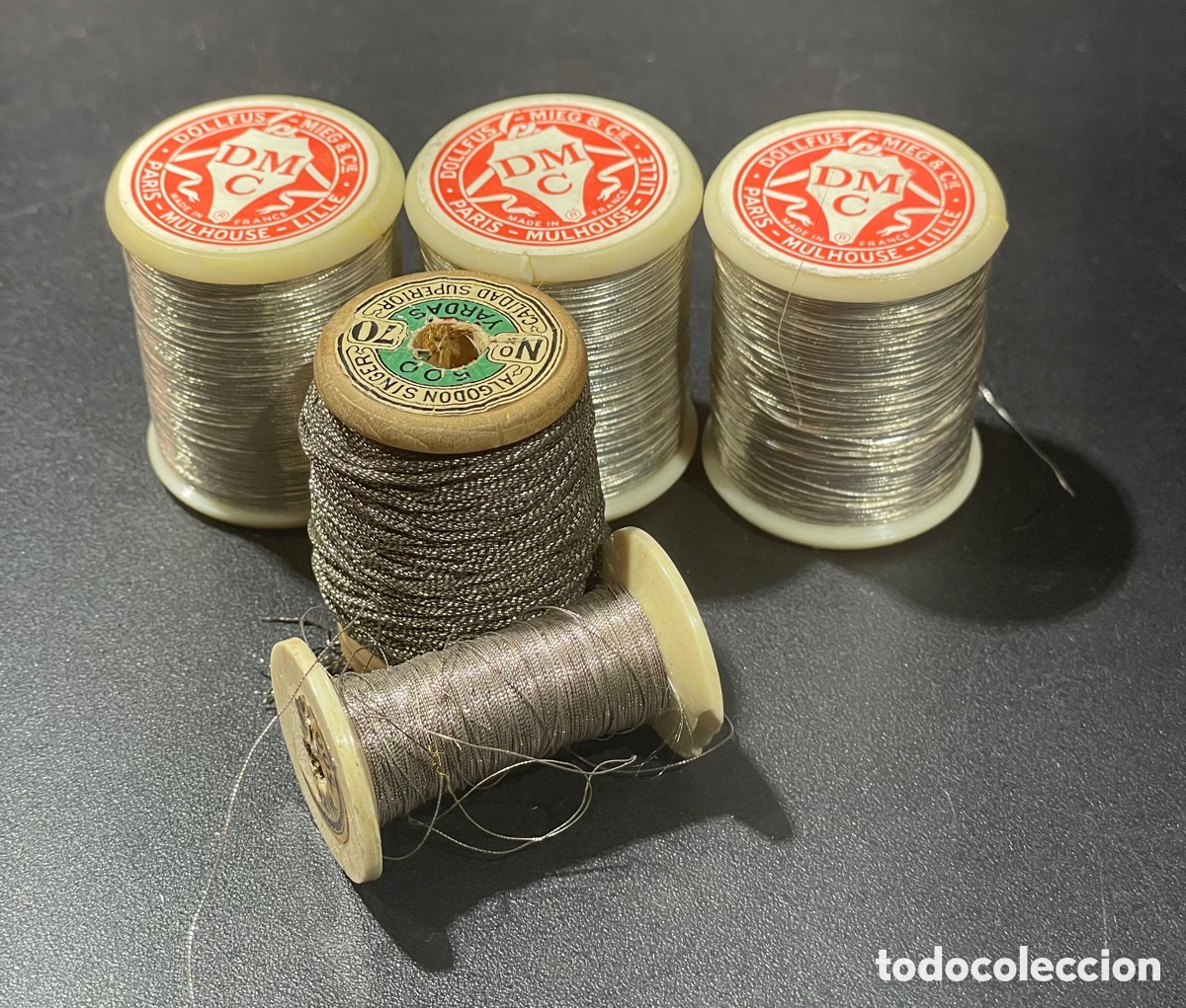 Antig&uuml;edades: Carretes Hilo de Plata - Foto 2