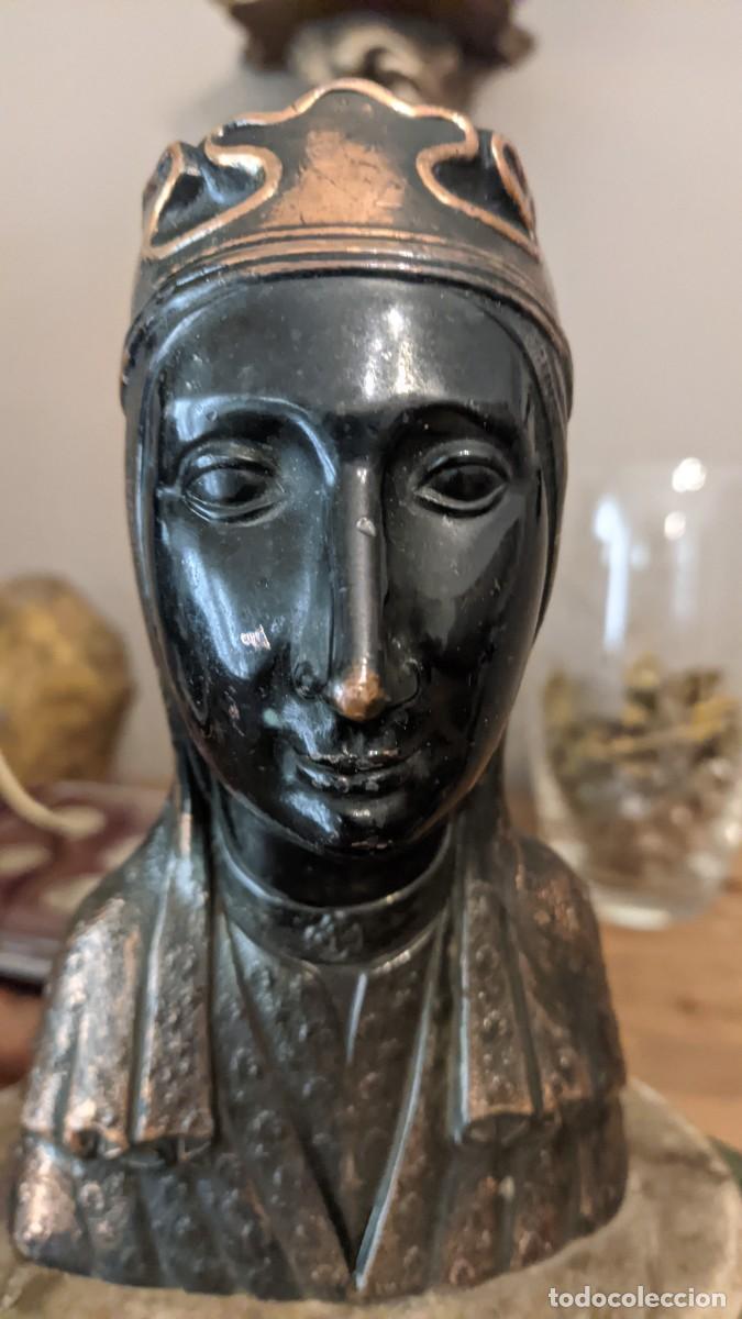Antig&uuml;edades: BUSTO VIRGEN MONSERRAT EN COBRE - Foto 7