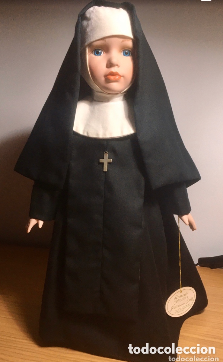 Antig&uuml;edades: Mu&ntilde;eca Monja Porcelana - Foto 2