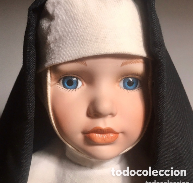 Antig&uuml;edades: Mu&ntilde;eca Monja Porcelana - Foto 3
