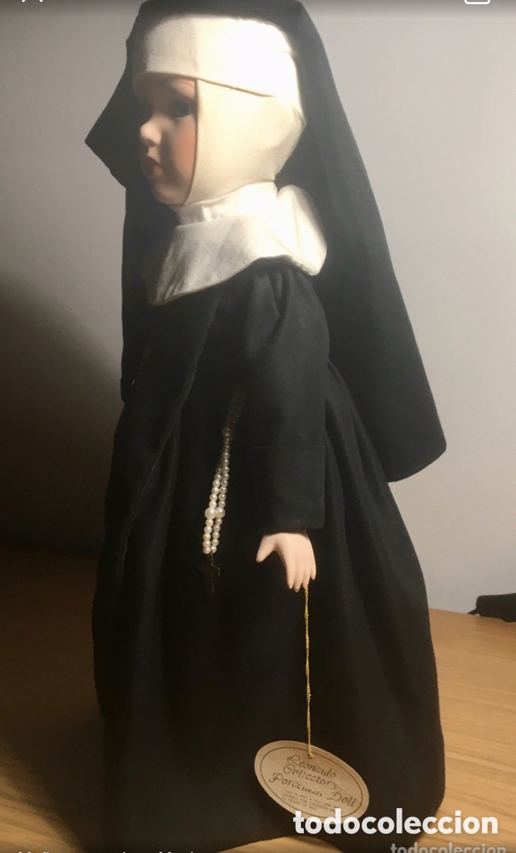 Antig&uuml;edades: Mu&ntilde;eca Monja Porcelana - Foto 5