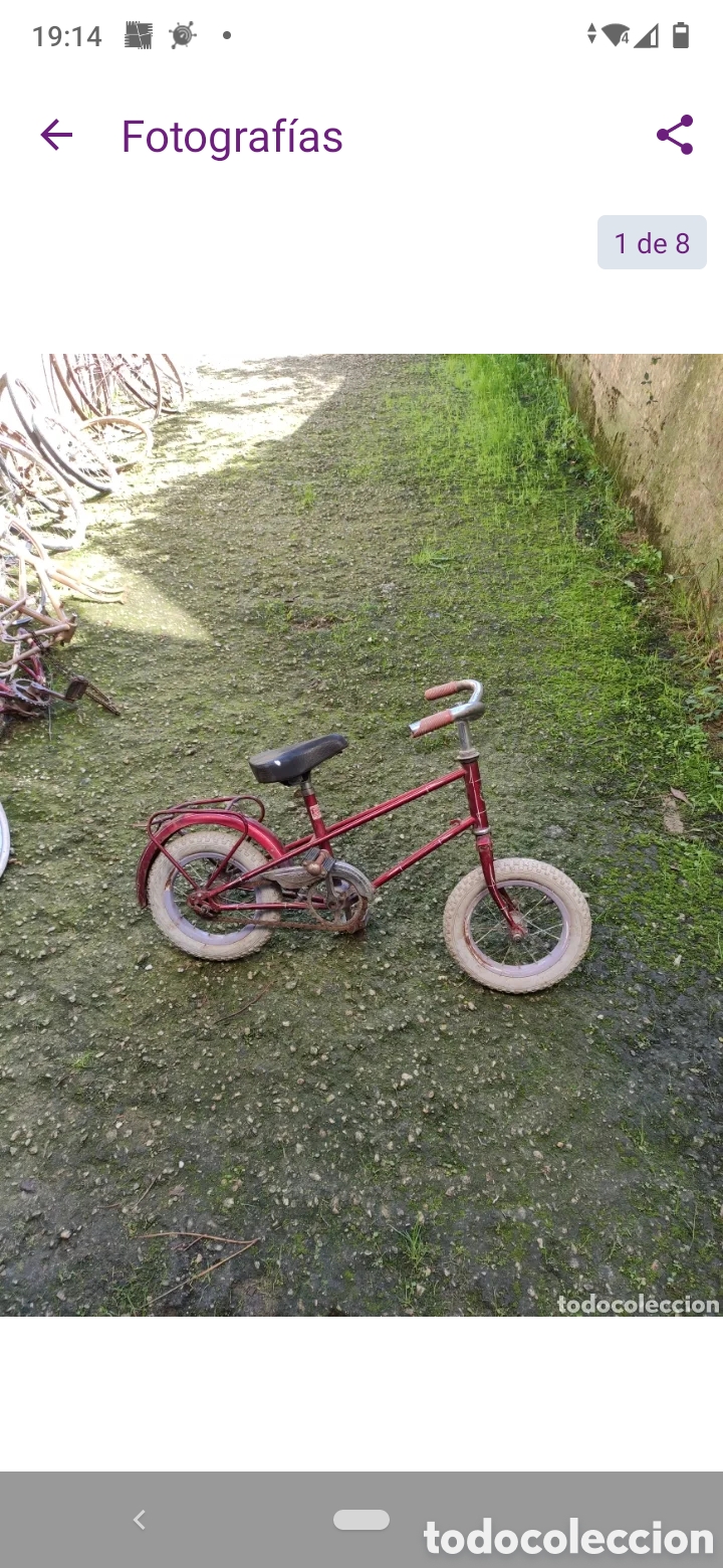 Antig&uuml;edades: Bicicleta derbi rabasa 12&rdquo; - Foto 2