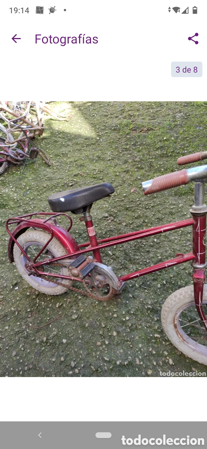 Antig&uuml;edades: Bicicleta derbi rabasa 12&rdquo; - Foto 3