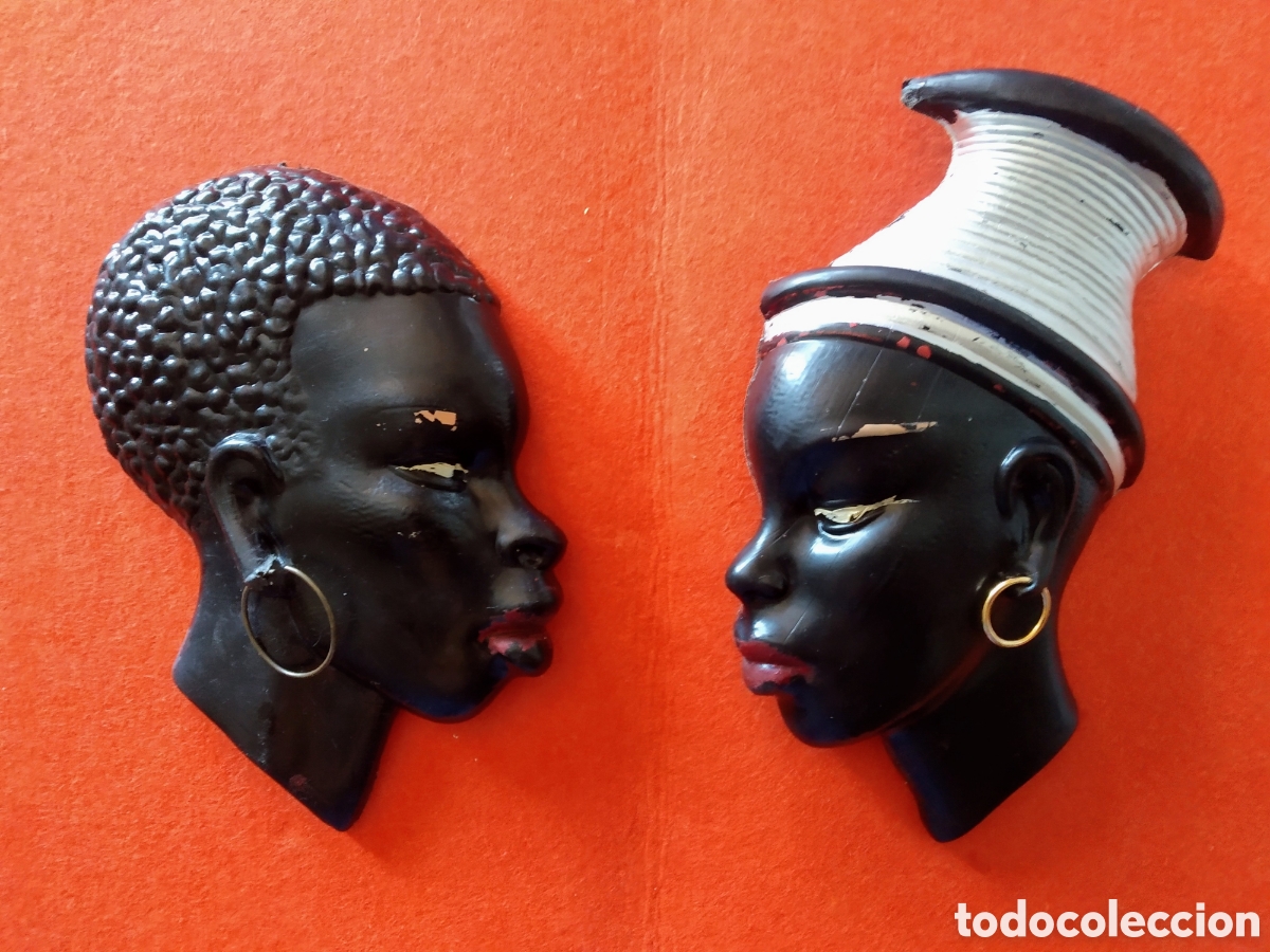 Antig&uuml;edades: PAREJA DE SE&Ntilde;ORAS DE PLASTICO A&Ntilde;OS 60