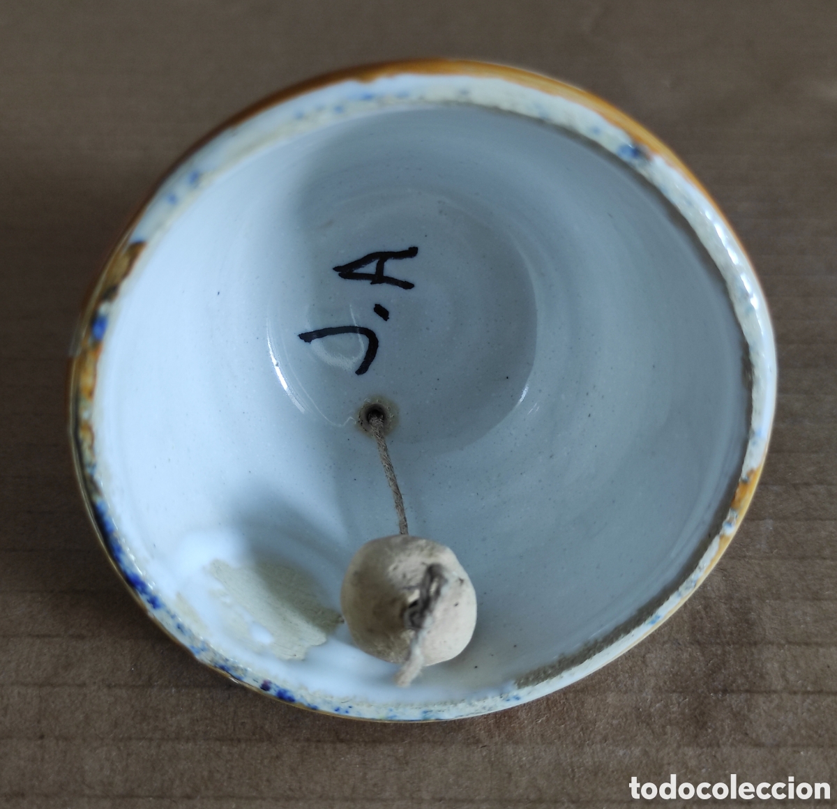 Antig&uuml;edades: CAMPANA DE CER&Aacute;MICA CON FORMA DE MUJER - Foto 5