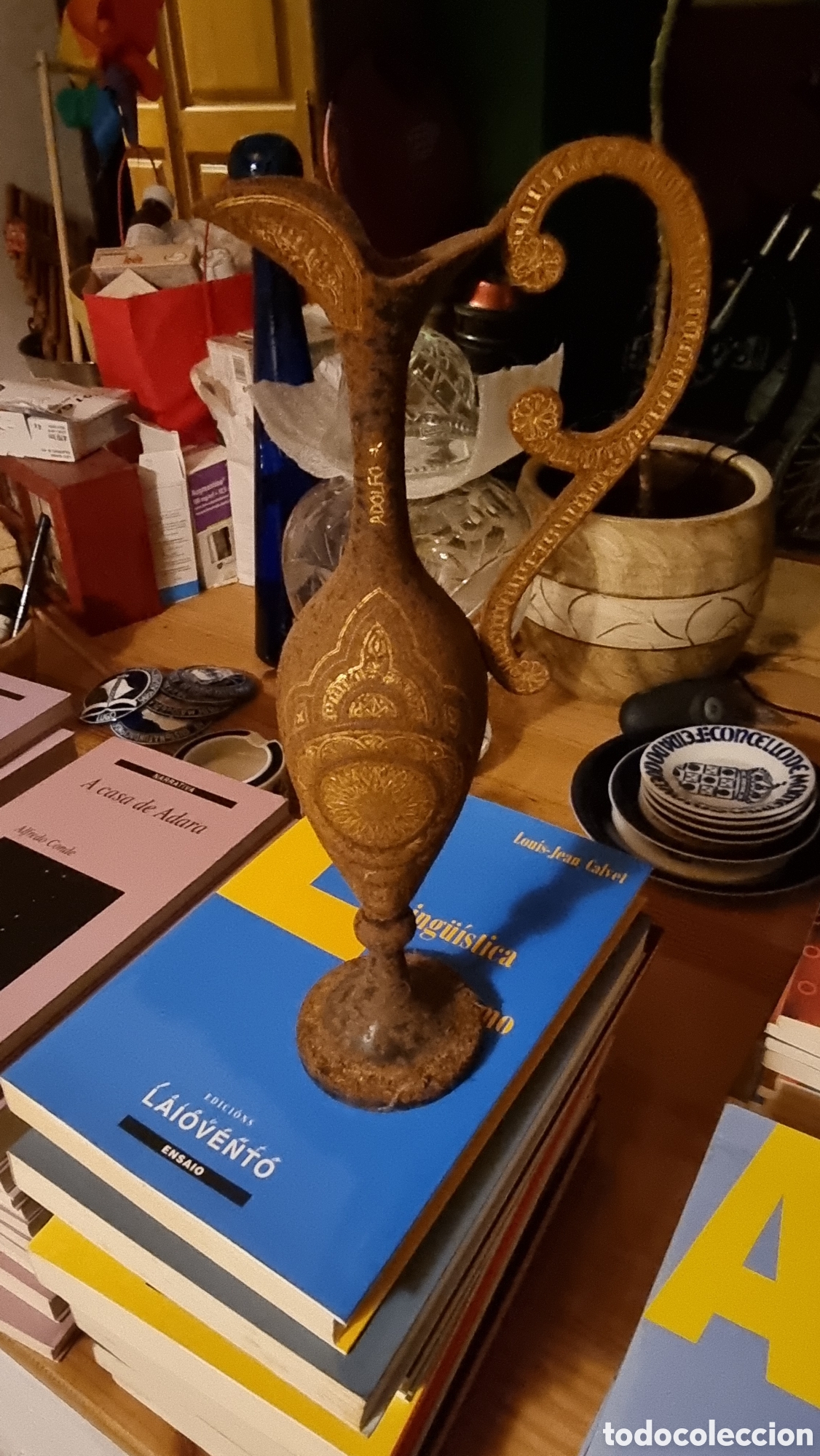 Antig&uuml;edades: JARR&Oacute;N TOLEDANO DAMASQUINADO - Foto 2