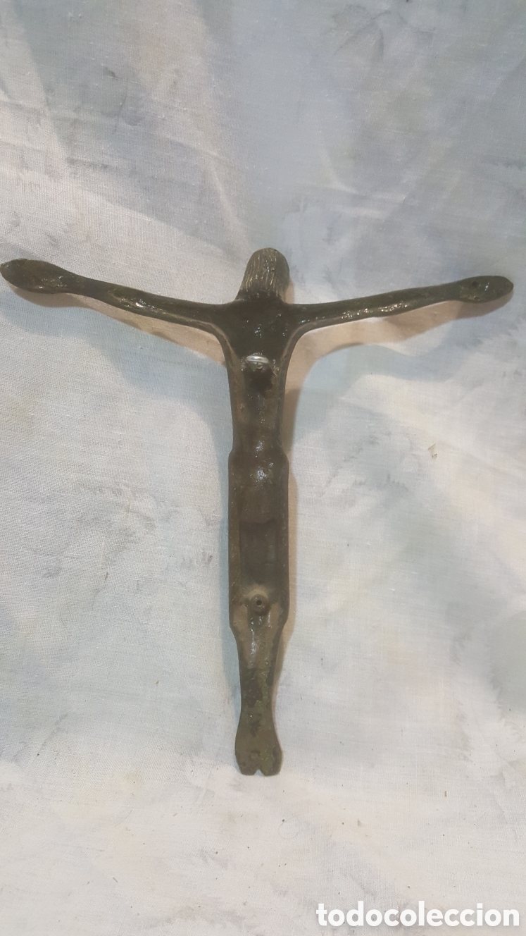 Antig&uuml;edades: CRISTO CRUCIFICADO EN HIERRO - Foto 3