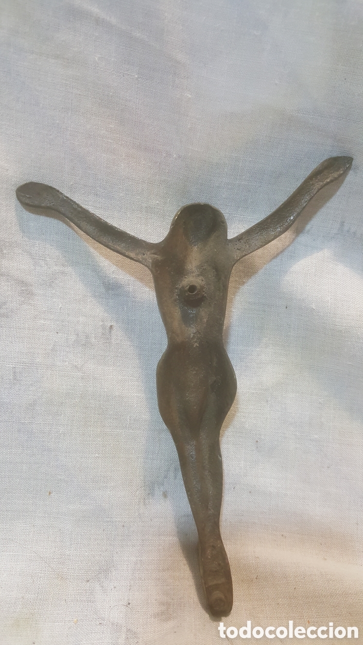 Antig&uuml;edades: CRISTO CRUCIFICADO EN HIERRO - Foto 3