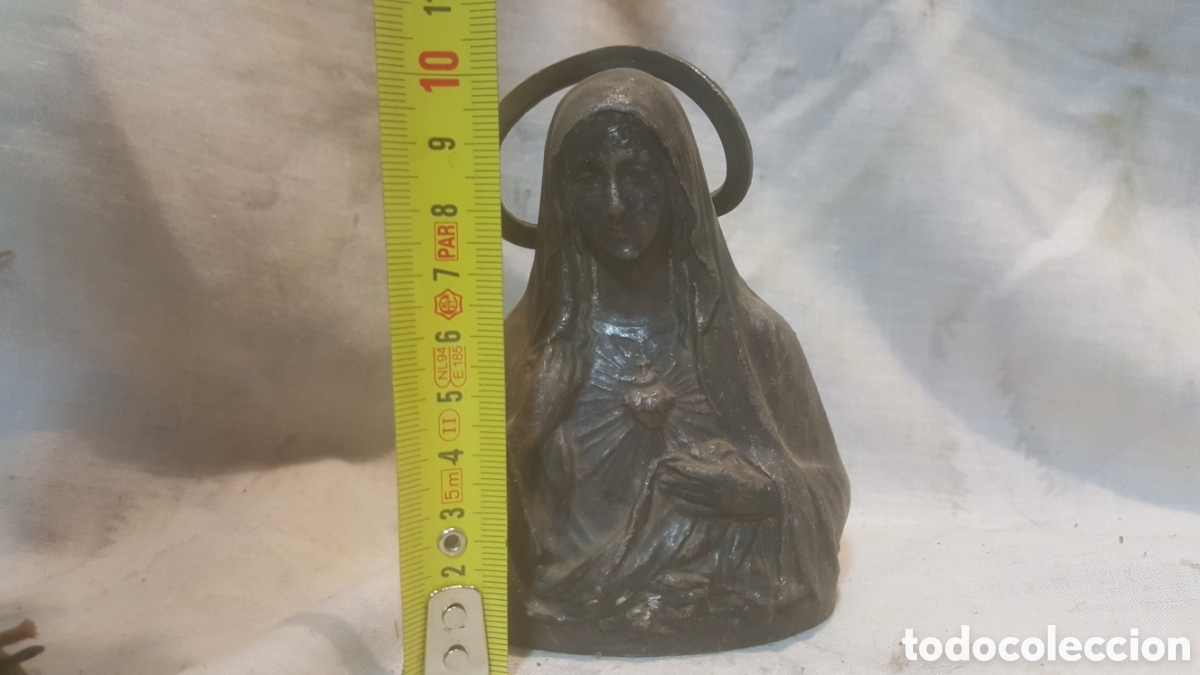 Antig&uuml;edades: SAGRADO CORAZ&Oacute;N DE LA VIRGEN EN HIERRO - Foto 2
