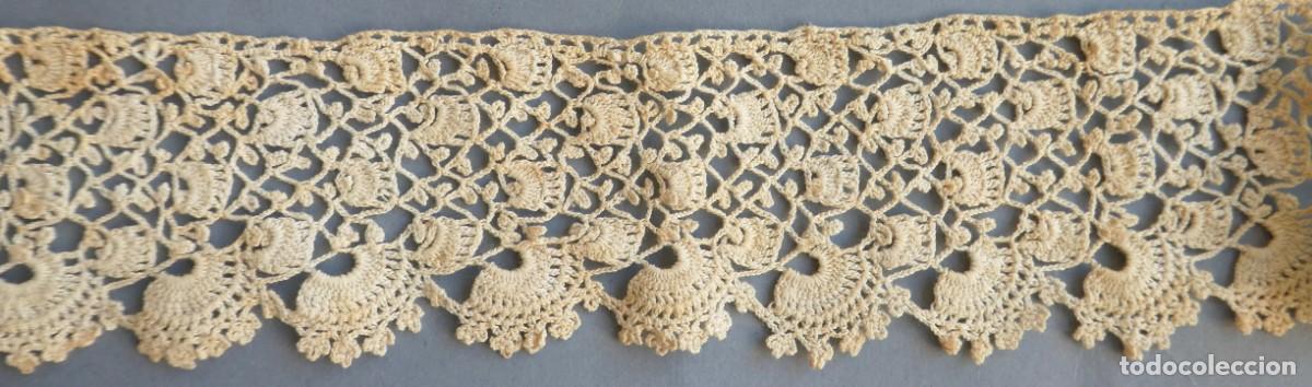 Antig&uuml;edades: ANTIGUO ENCAJE DE CROCHET S. XIX - Foto 1