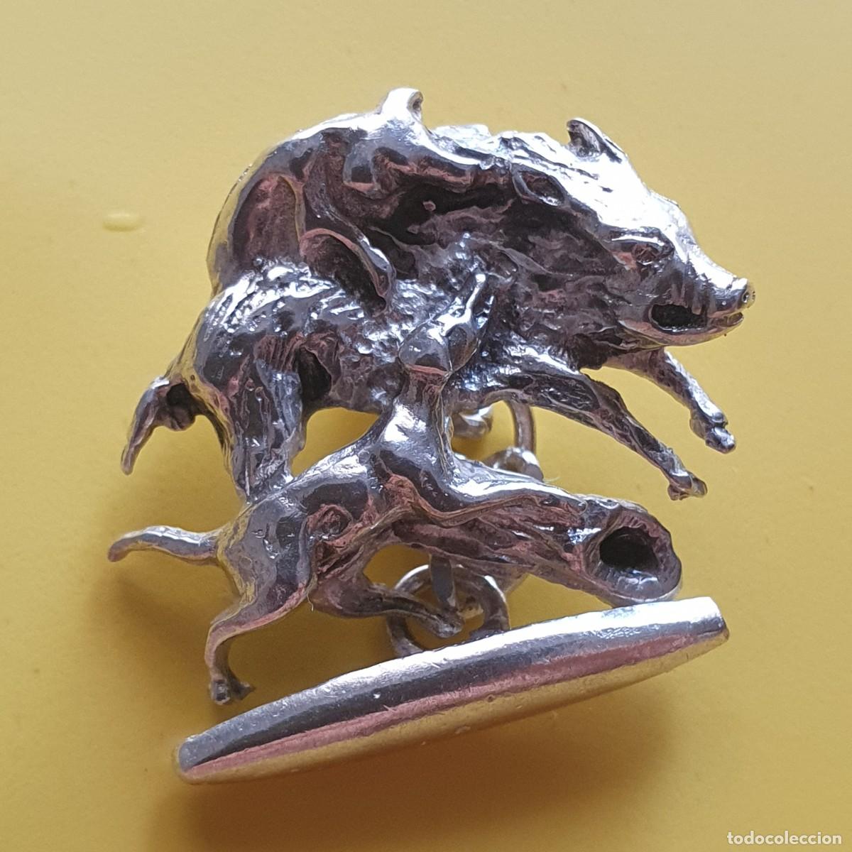 Antig&uuml;edades: juego jemelos y pilla corbata de plata - Foto 5