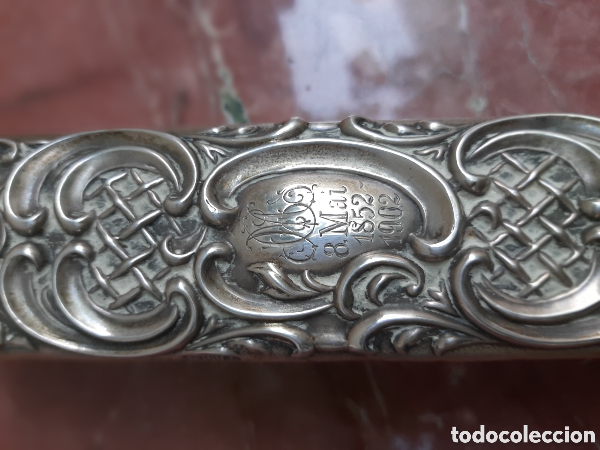 Antig&uuml;edades: Cepillo de plata 1902 - Foto 6