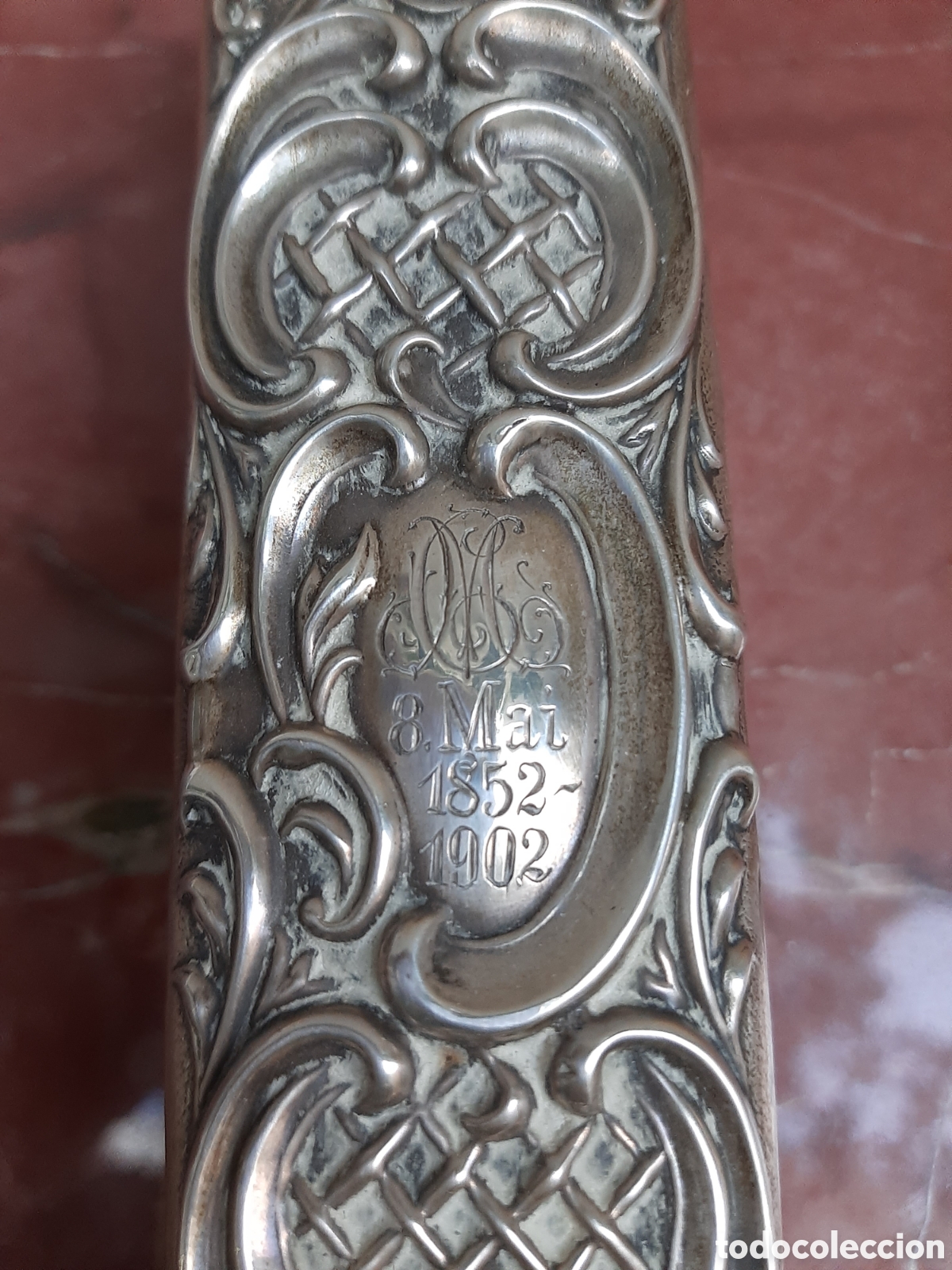 Antig&uuml;edades: Cepillo de plata 1902 - Foto 1