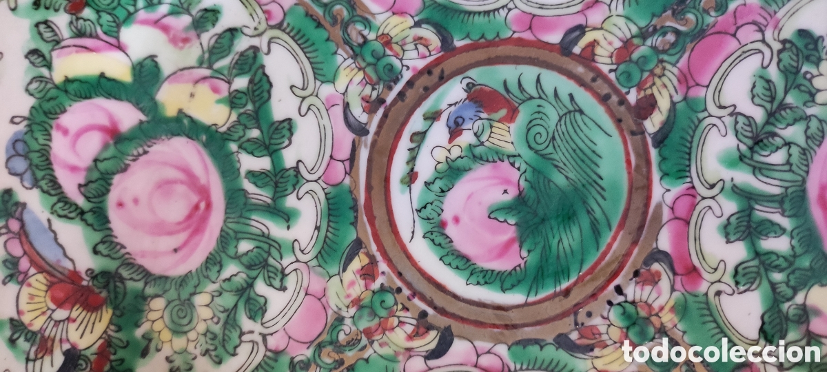 Antig&uuml;edades: Antiguo plato de porcelana - Foto 1