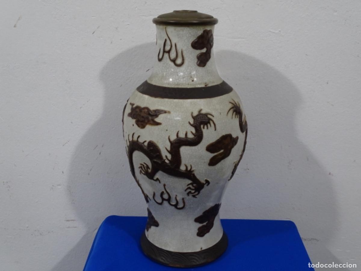 Antig&uuml;edades: ANTIGUO JARR&Oacute;N CHINO CON SELLO. - Foto 2