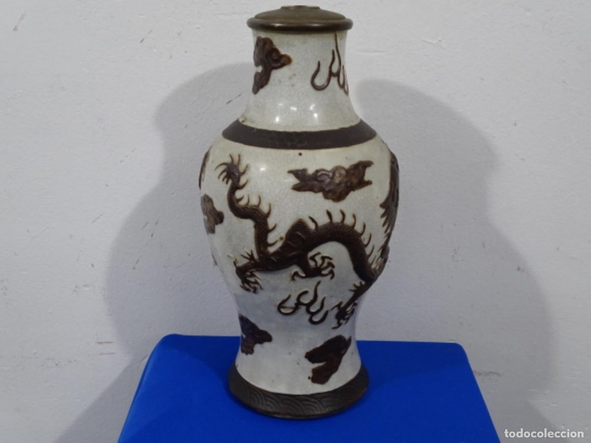 Antig&uuml;edades: ANTIGUO JARR&Oacute;N CHINO CON SELLO. - Foto 3