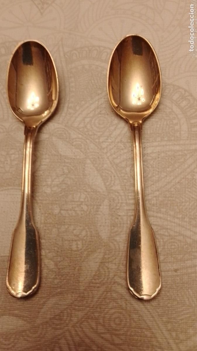 Antig&uuml;edades: 2 Cucharillas de Cafe - Foto 1