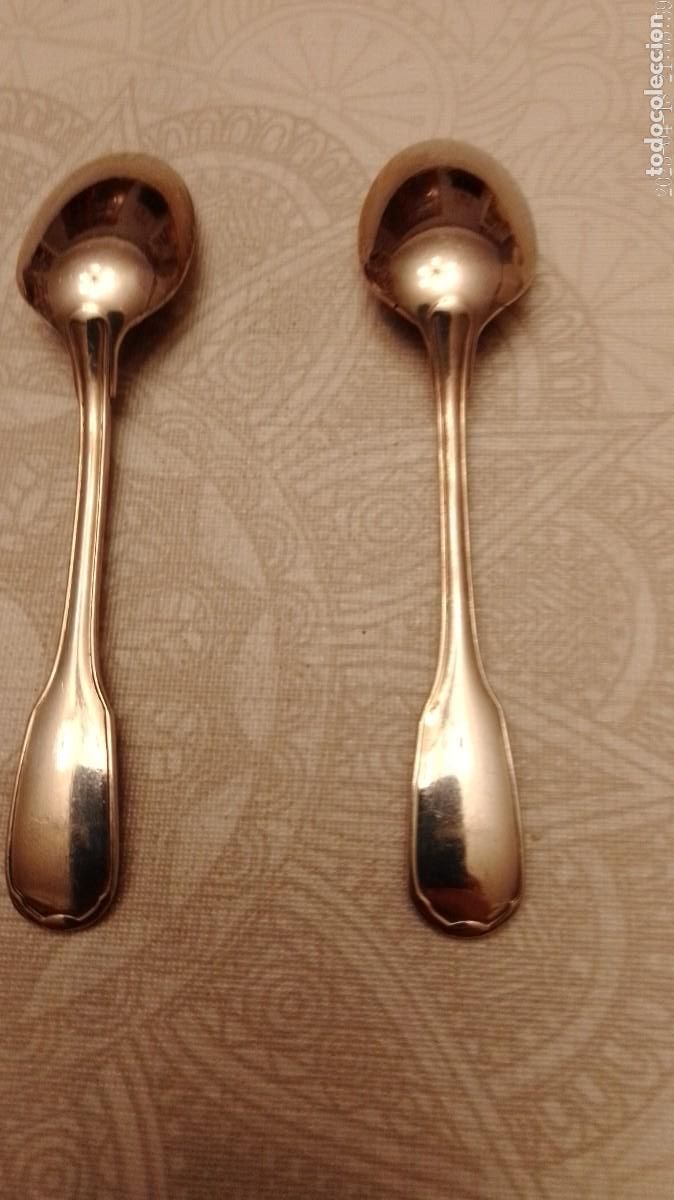 Antig&uuml;edades: 2 Cucharillas de Cafe - Foto 2