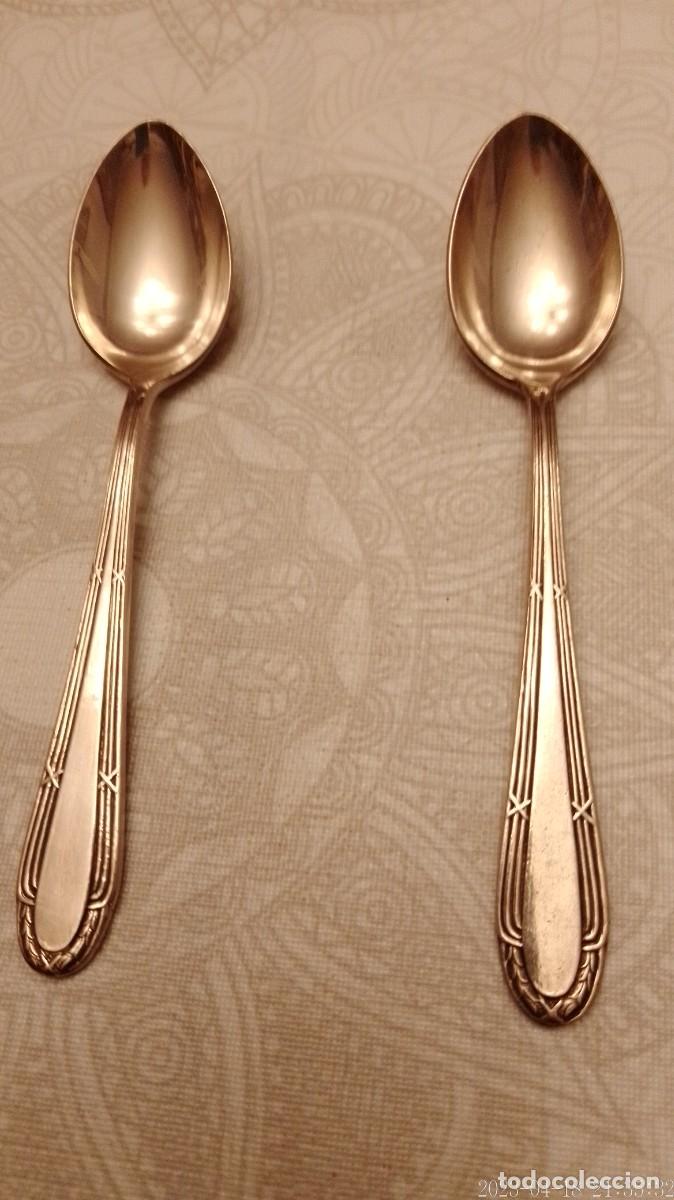 Antig&uuml;edades: 2 Cucharillas de Cafe - Foto 1
