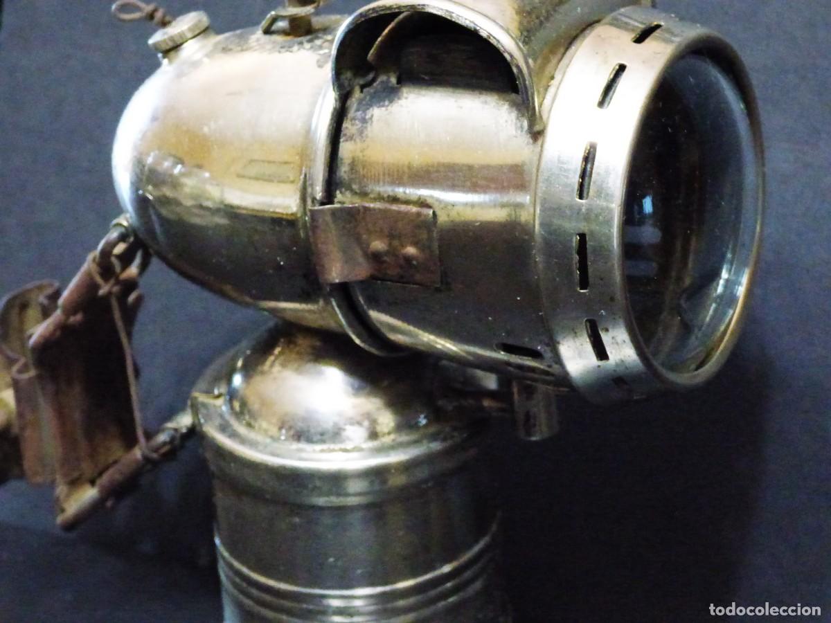 Antiques: ANTIGUA L&Aacute;MPARA PARA BICICLETA DE CARBURO, PRINCIPIOS SIGLO XX