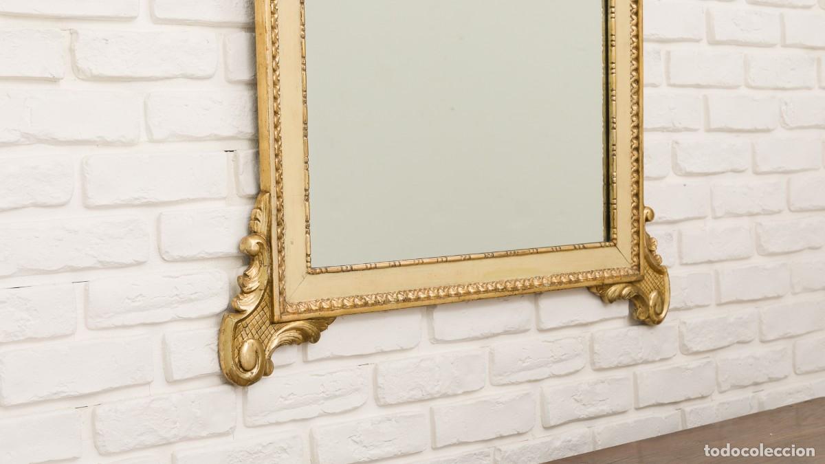 Antig&uuml;edades: Espejo dorado estilo neocl&aacute;sico - Foto 4