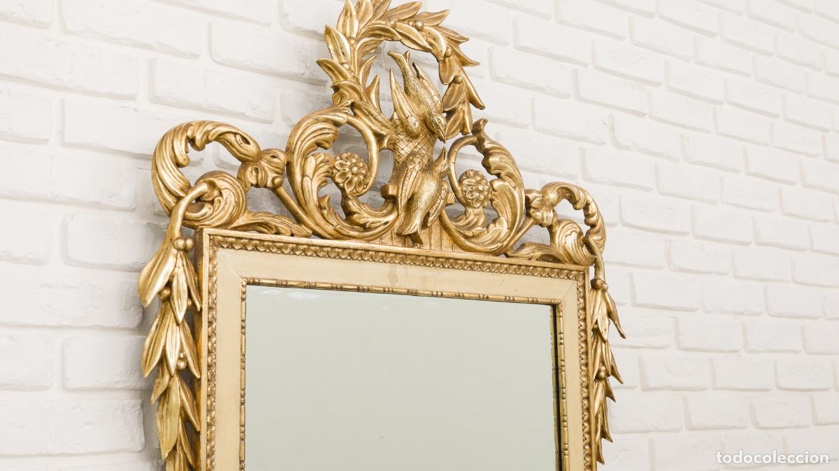 Antig&uuml;edades: Espejo dorado estilo neocl&aacute;sico - Foto 6