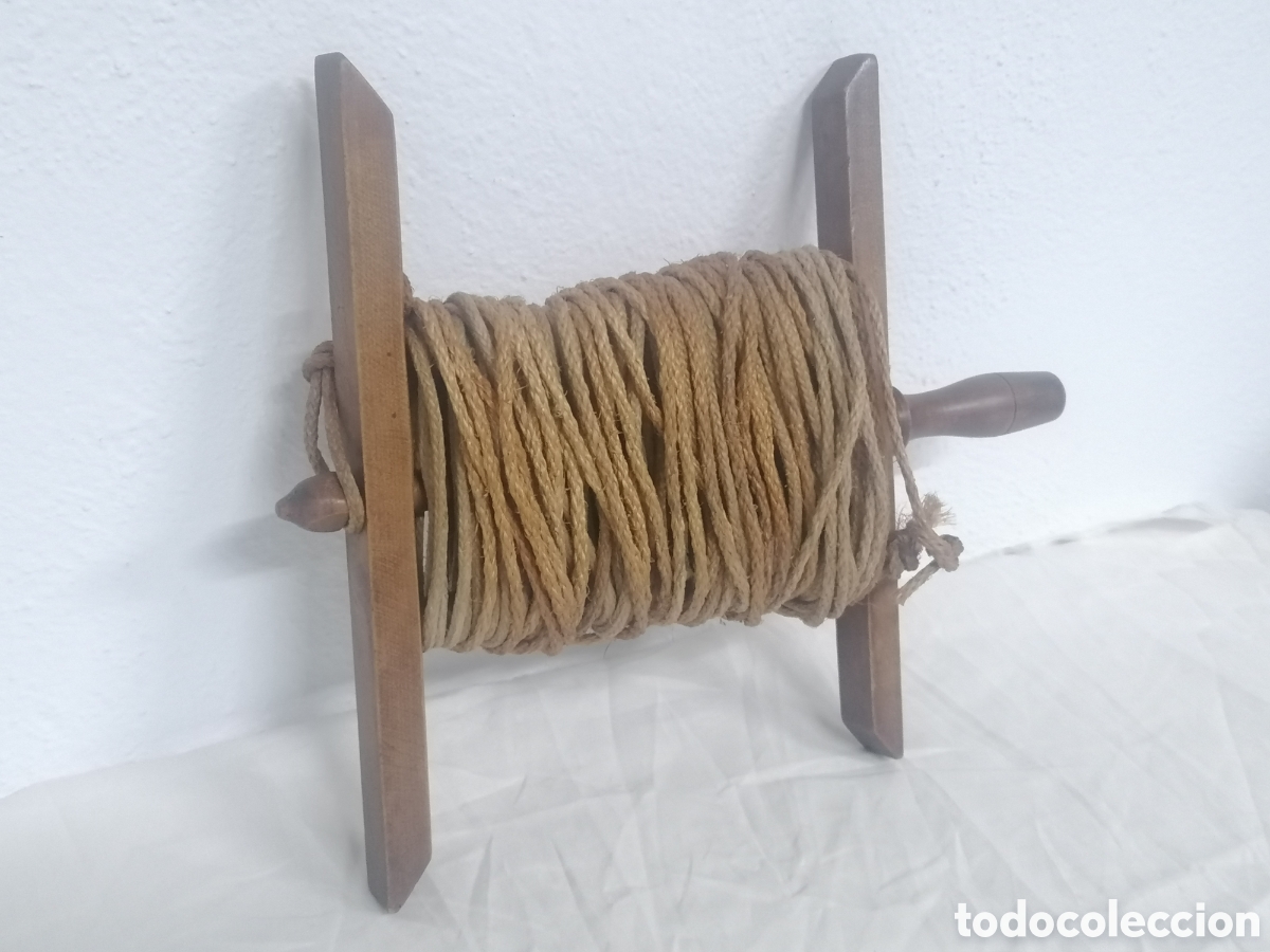 Antig&uuml;edades: Enrollador de cuerda antiguo - Foto 5