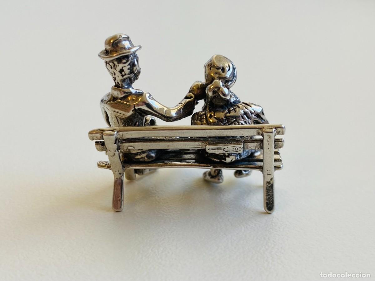 Antig&uuml;edades: Miniatura de plata 800 - Foto 2