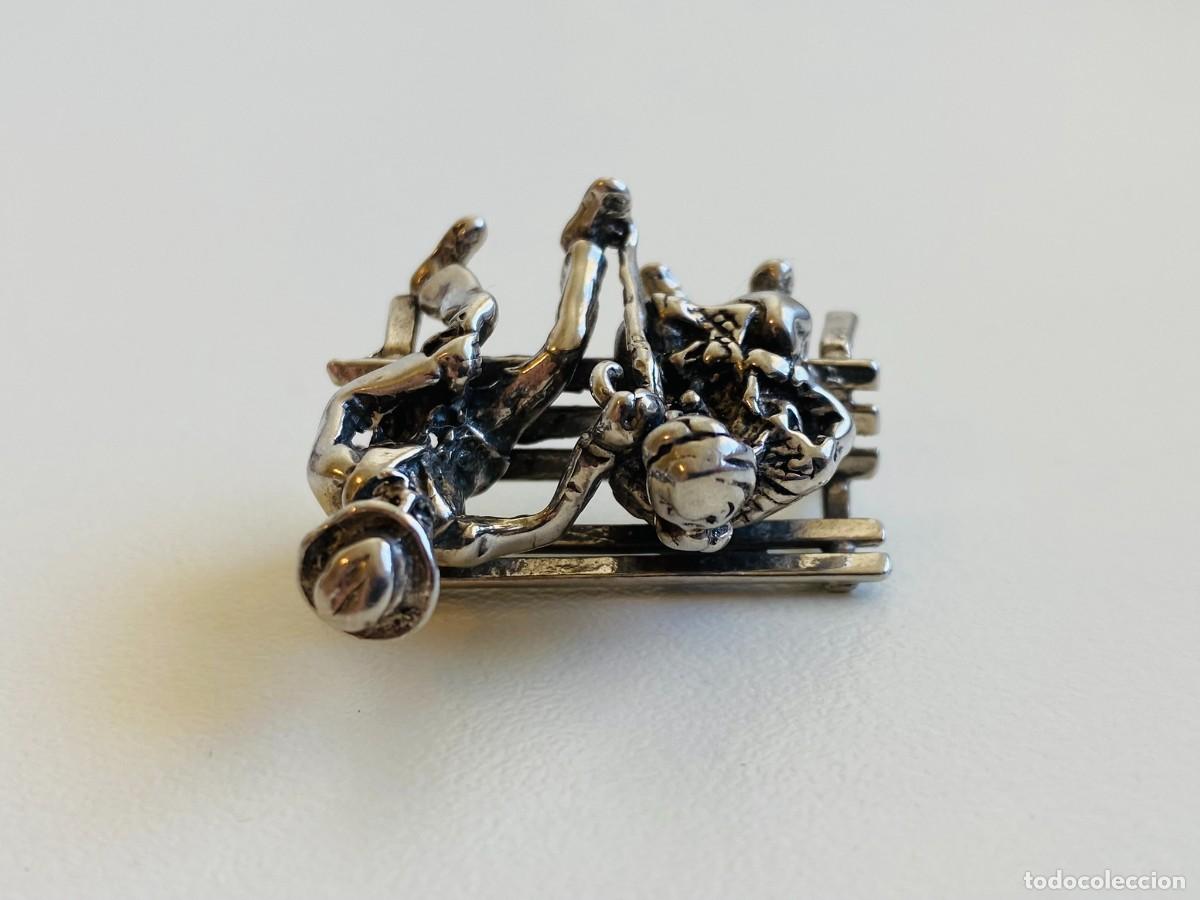 Antig&uuml;edades: Miniatura de plata 800 - Foto 3