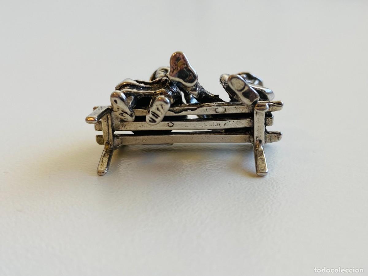 Antig&uuml;edades: Miniatura de plata 800 - Foto 4